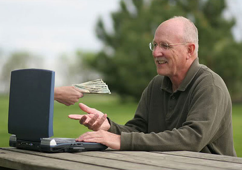 Работа для пенсионеров в Интернете